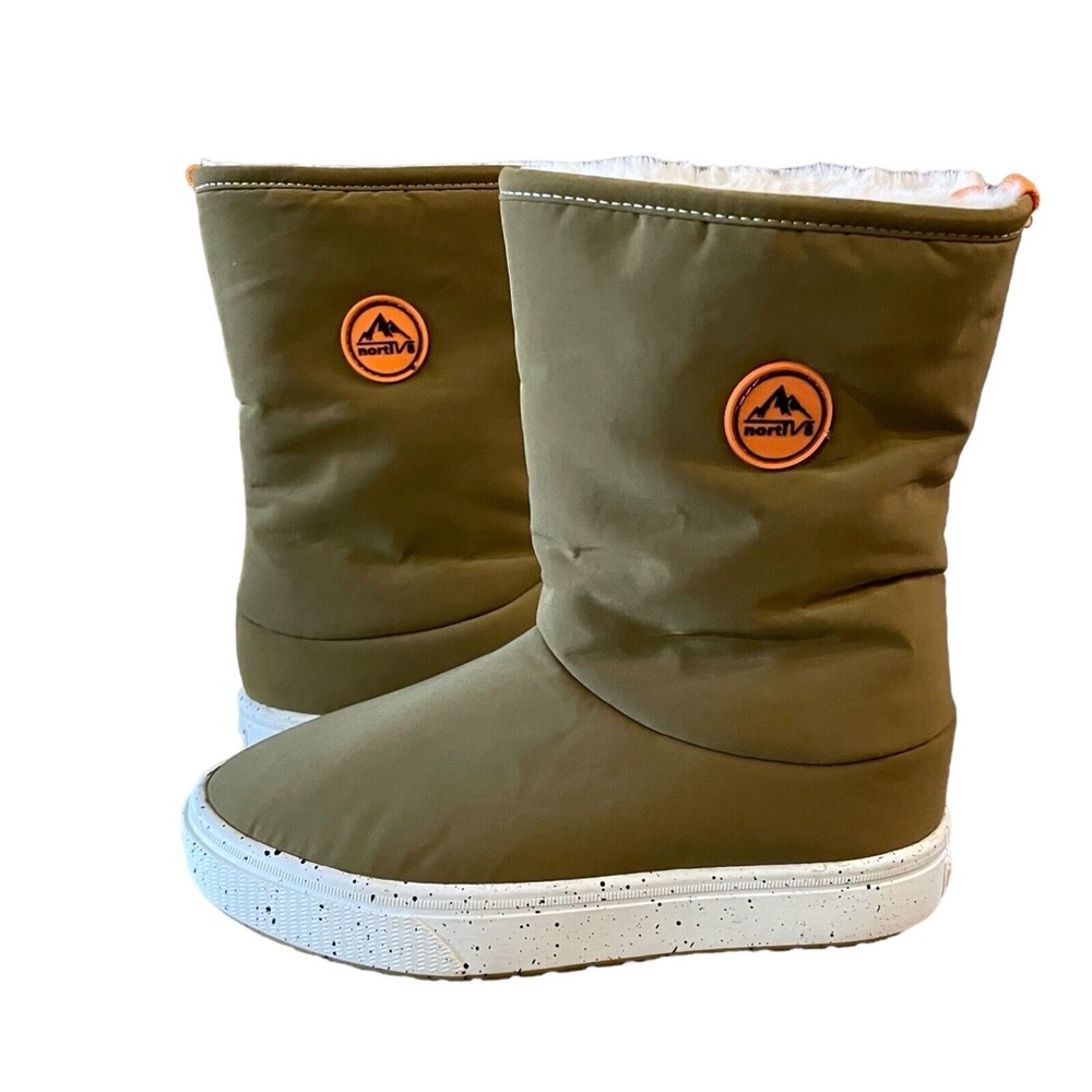 NORTIV 8‎ Women Boots Size 5 Brown Fur Lined Waterproof Cold Weather Boot - Picture 4 of 9